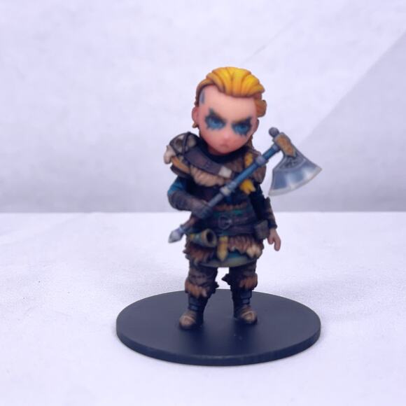 3D Printed Chibi Eivor 2″ Figure – Viking Axe – Assassin’s Creed Valhalla - Picture 4 of 14